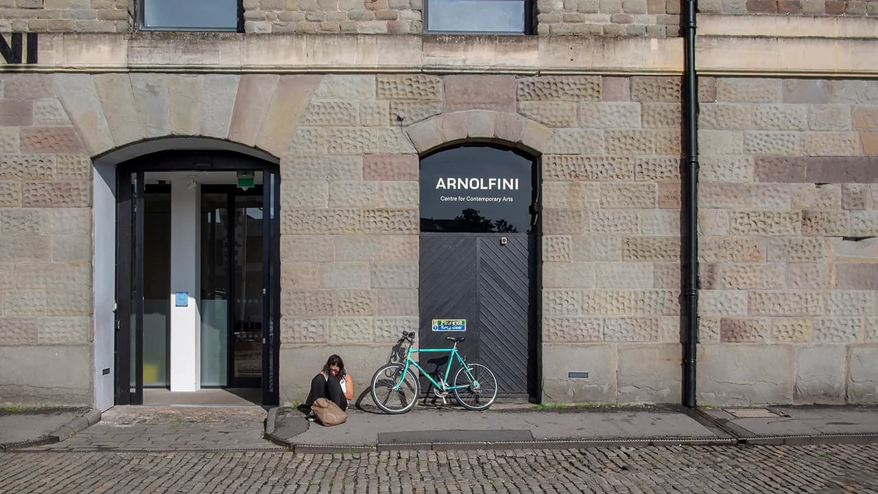 Arnolfini building entrance, home to the Cafe Bar