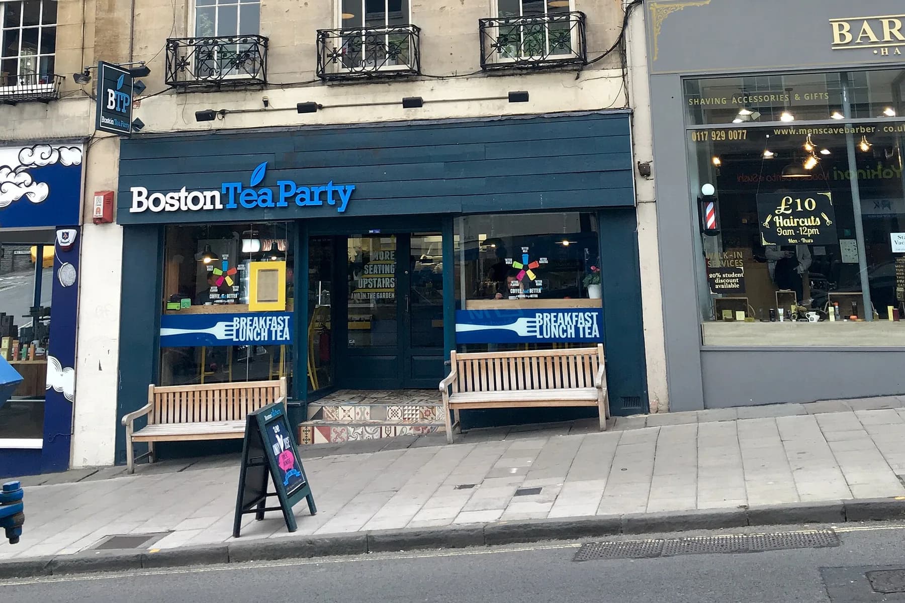 Boston Tea Party at 75 Park Street