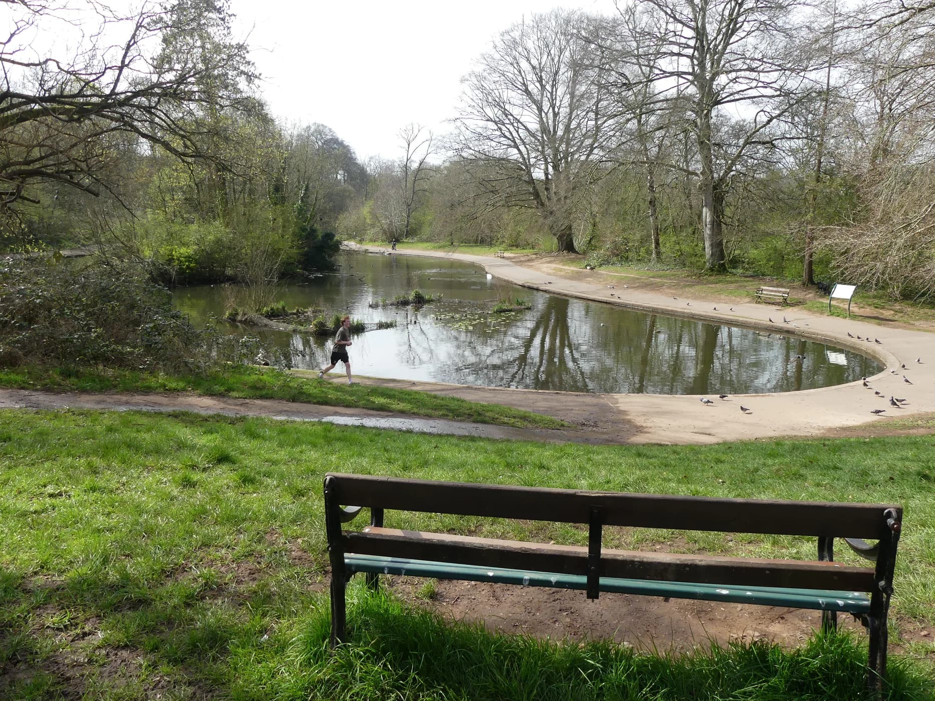 The lake at Eastville Park