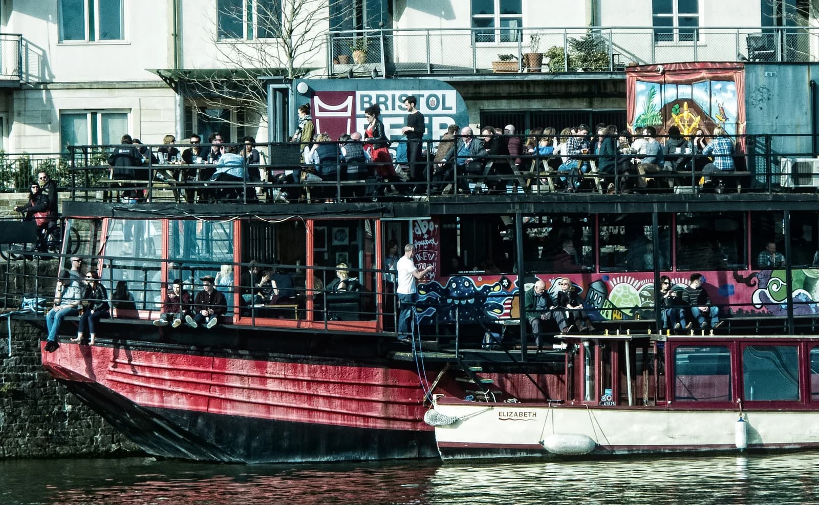 Grain Barge on Bristol harbour