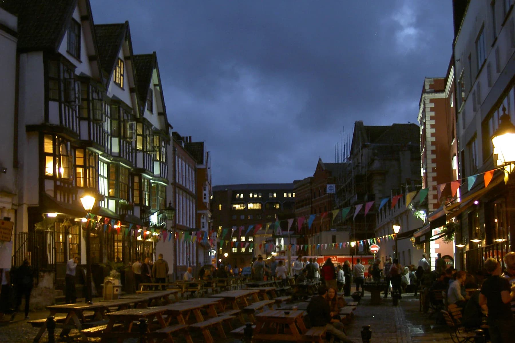 King Street's evening atmosphere