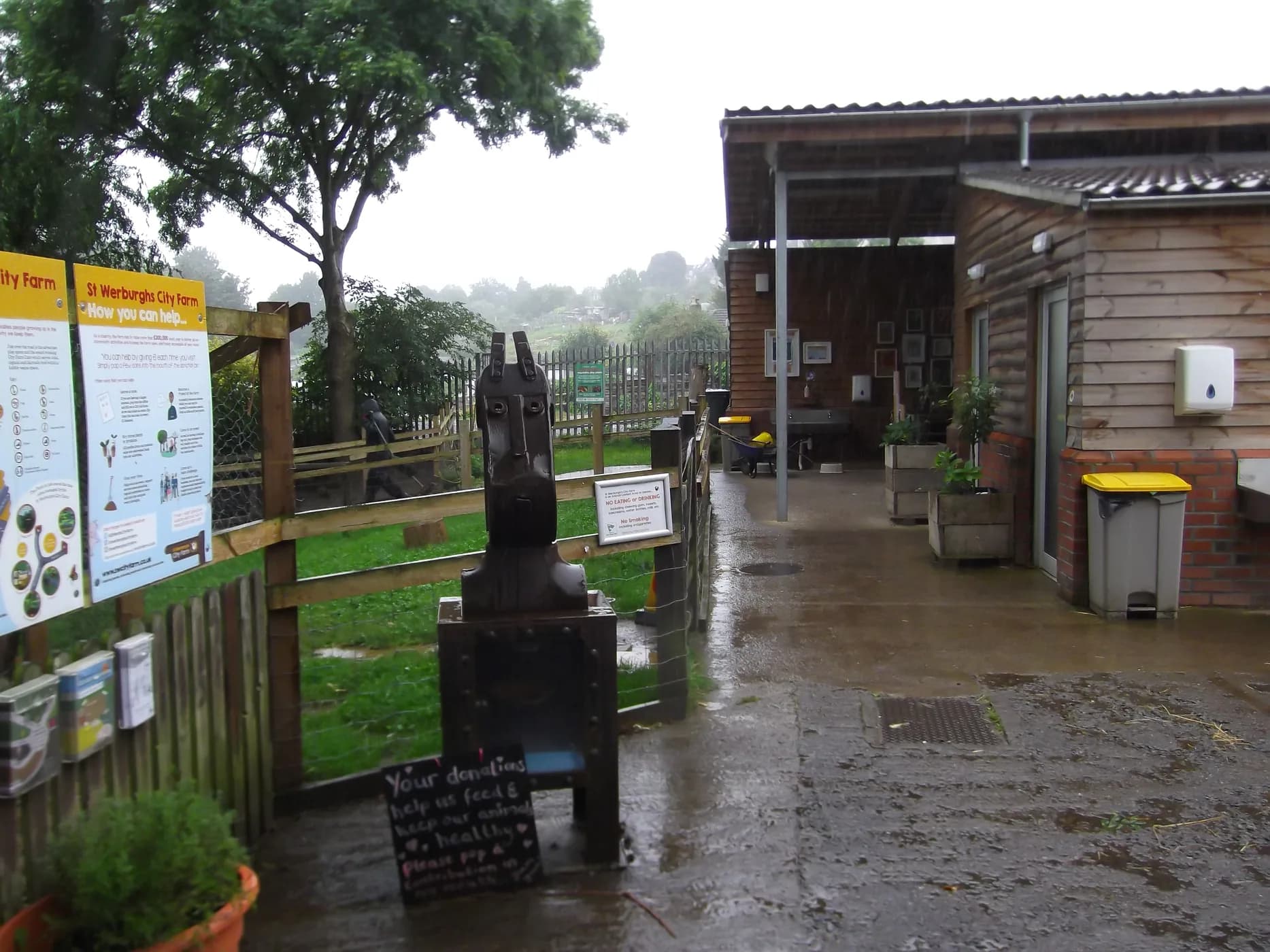 The café area at St Werburghs City Farm